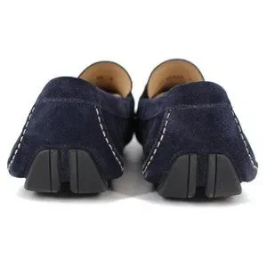 Salvatore Ferragamo Parigi Royal Suede Loafers 9EE SALVATORE FERRAGAMO PLUM Royal Blue Calf Leather suede Men  main image 4